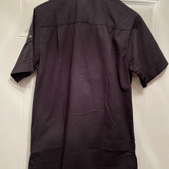 FOXFIRE Thunder River Gear Mens Black Travel Safari Passport Shirt SM NWT - Picture 6 of 9